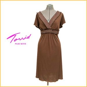 # Torrid Bell Sleeves Plus Size Dress Sz 1x